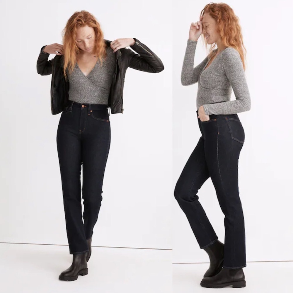 Madewell The Perfect Vintage Jean in Resin Rinse dark wash Women's Jeans size 26
